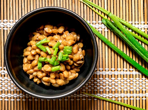 Natto - a traditional soy-based Asian dish Natto - a traditional soy-based Asian dish