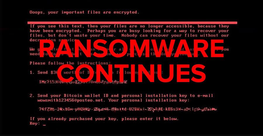 Petya-based ransomware using EternalBlue to infect computers around the world