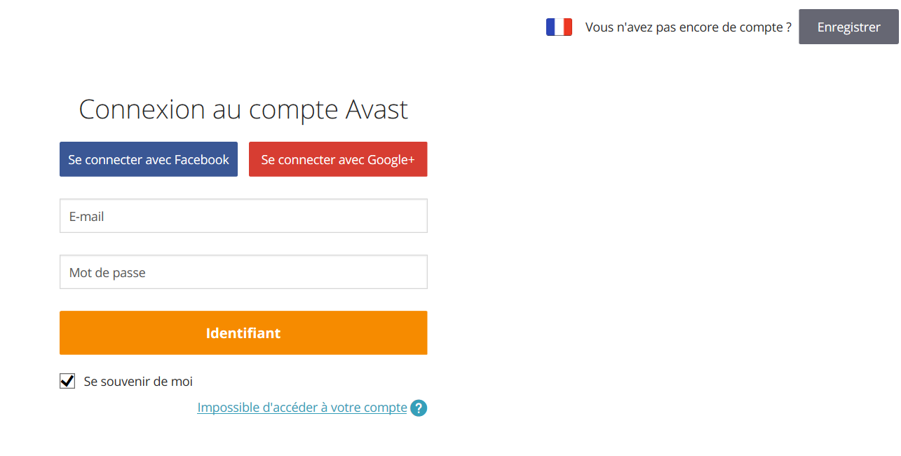 Comment créer votre Compte Avast