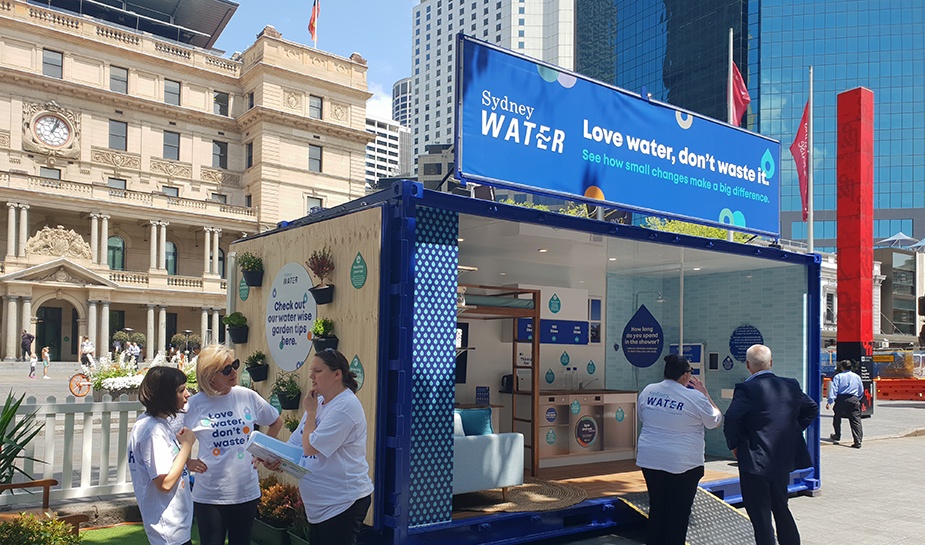 Because help Sydney Water launch Tiny Home water efficiency campaign