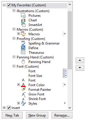 create buttons in word