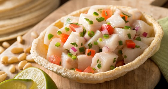 Ceviche ist das Nationalgericht Perus.