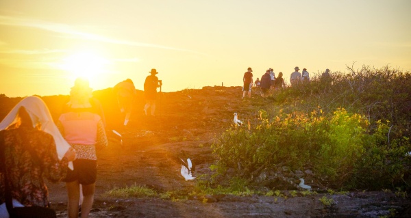 Unterwegs auf Galapagos.