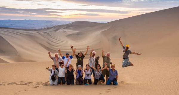 In den Dünen von Huacachina in Peru