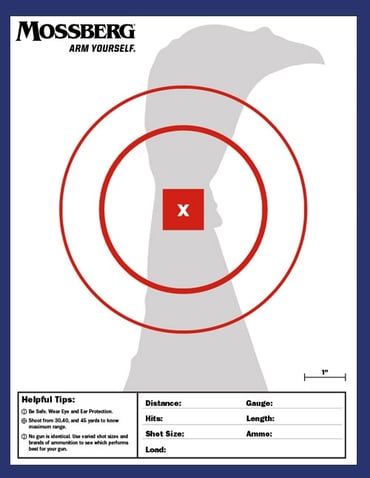 Mossberg Turkey Patterning Target Mossberg Turkey Patterning Target