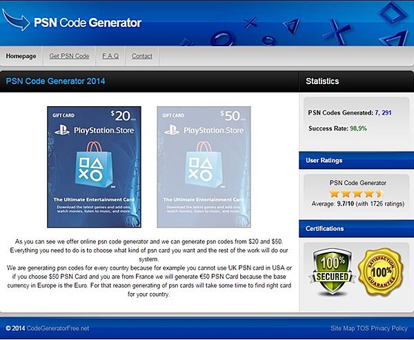 redeem code, psn redeem codes, scam