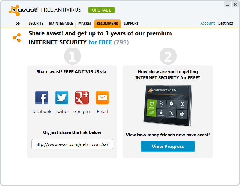 avast free internet security