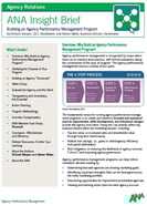 ANA-Agency-Performance-Management-Insight-Brief ANA-Agency-Performance-Management-Insight-Brief