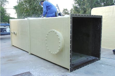 sistema de conductos cuadrados para aspiración de gases