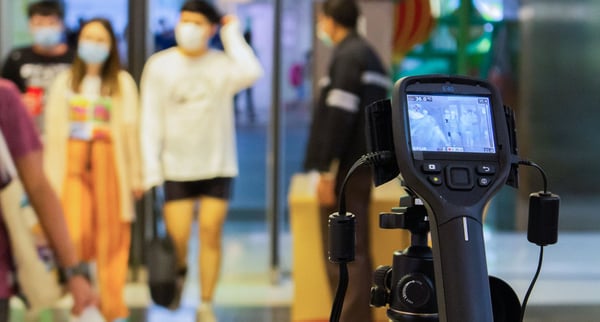 室內的體溫偵測器