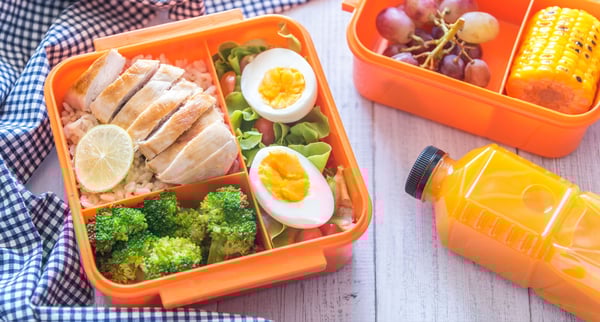 lunchbox with chicken