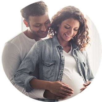 couple in pregnancy care