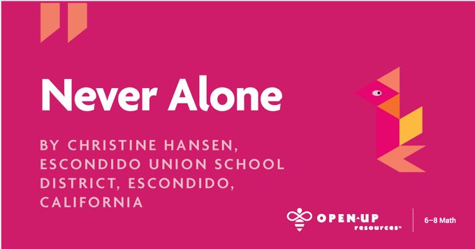 Never Alone, Pink