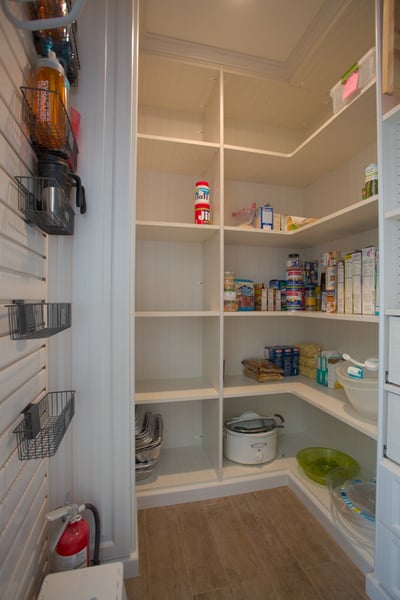 Latitude north Pantry with Slatwall Organization System and Adjustable Shelving