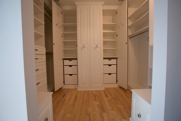Innovative Closet Designs Master Section Hanging Area