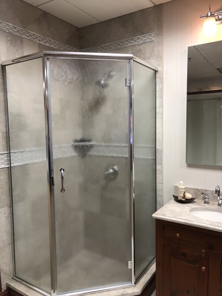 Centec Crossover Neo Angle Shower Enclosure with Bubble Glass
