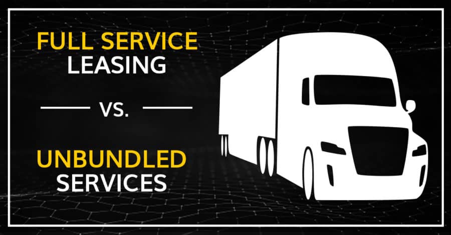 Full Service Leasing vs. Unbundled Services