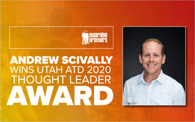 Andrew Scivally Wins Utah ATD 2020 Thought Leader Award