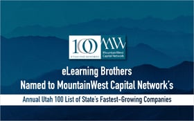 eLearning Brothers Named to MountainWest Capital Network’s Annual Utah 100 List of State’s Fastest-Growing Companies_Blog Featured Image 800x500