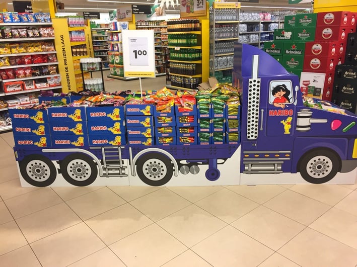 Haribo trotse koploper bij Display van het Jaar 2019 verkiezing