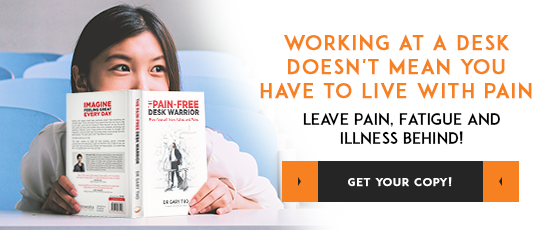 Dr. Gary's book 'The Pain-Free Desk Warrior'