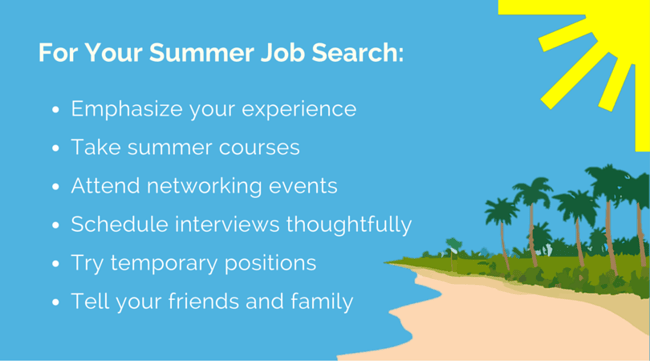 How to Get the Most Out of Your Summer Job Search