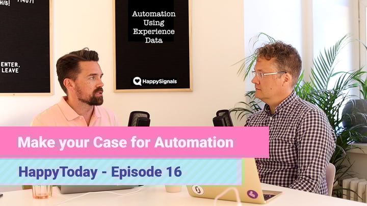 16. Make your Automation Case with Experience Data