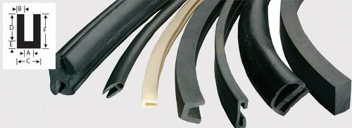 U-Channel Extrusions | Extruded Rubber Shapes | Extruded Rubber Seals