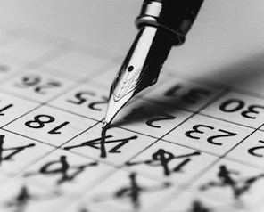 calendar-writing