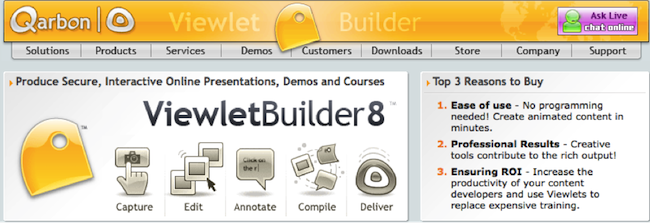 best presentation software: viewlet builder