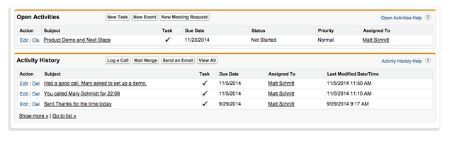 Hubspot crm task sync