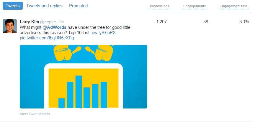 Twitter分析のコンテンツ分析画面