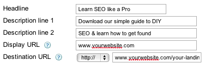 adwords tracking url