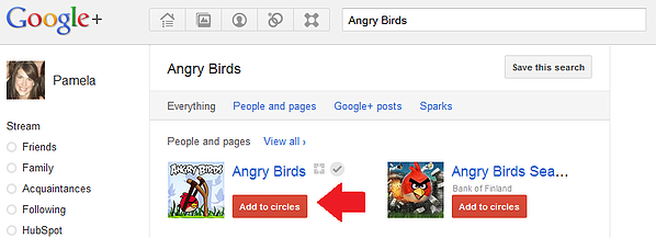 angry birds circles
