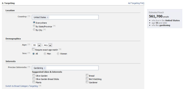 Facebook Ad Targeting