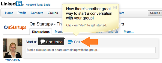 linkedin polls setup