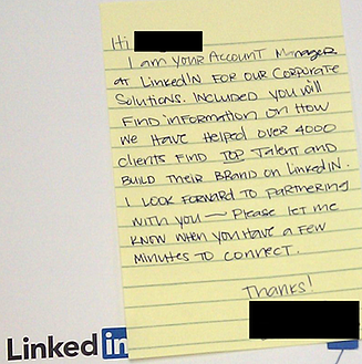 linkedin note