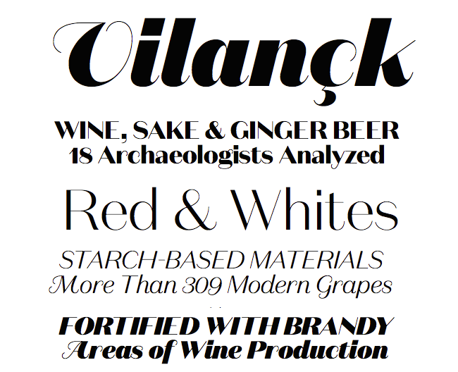 domaine text font free