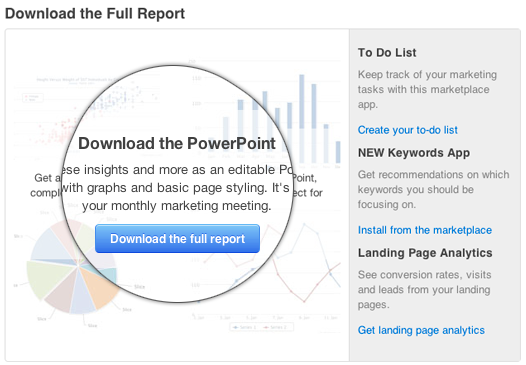 email report download