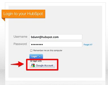 New Feature - Log in to HubSpot Using Your Gmail Credentials