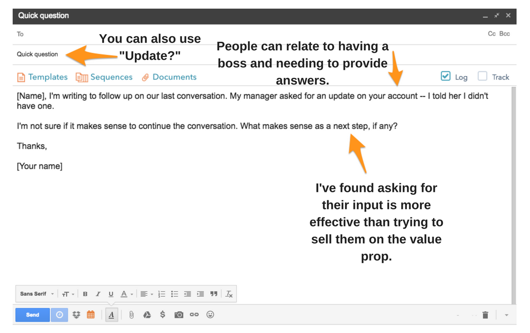 email followup