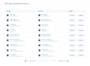 HubSpot Contact Duplicates Tool