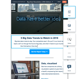 Drag and drop email editor-1