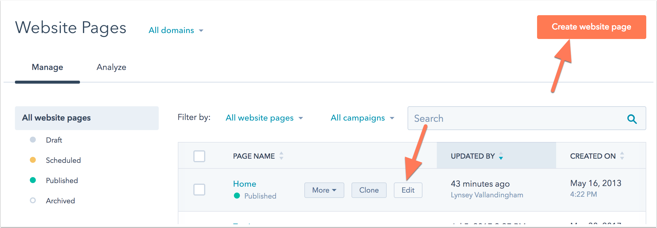 HubSpot Help article screenshot
