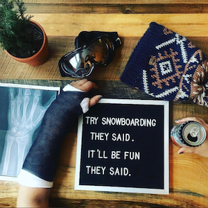 Letterfolk Instagram account showing they said meme