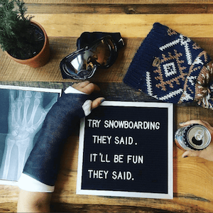 Letterfolk Instagram account showing they said meme