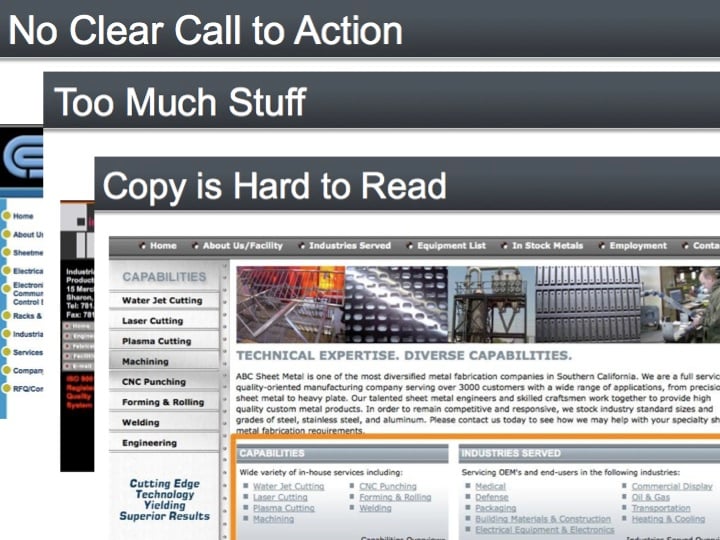 common manufacturing site mistakes
