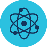 Science icon. Link goes to NASA's internship page.