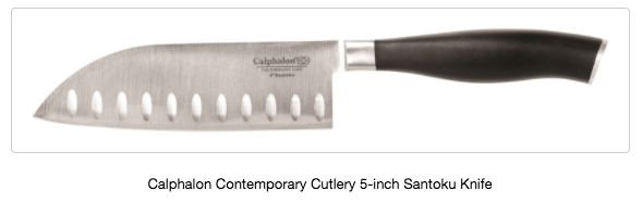 Calphalon Contemporary Cutlery 5-inch Santoku Knive. Takes you to CPSC page on this recall.