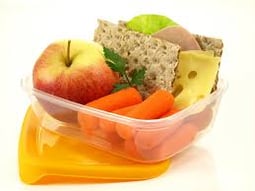 A bowl of healthy snacks. Link takes you to CDC's Cool Treats page.